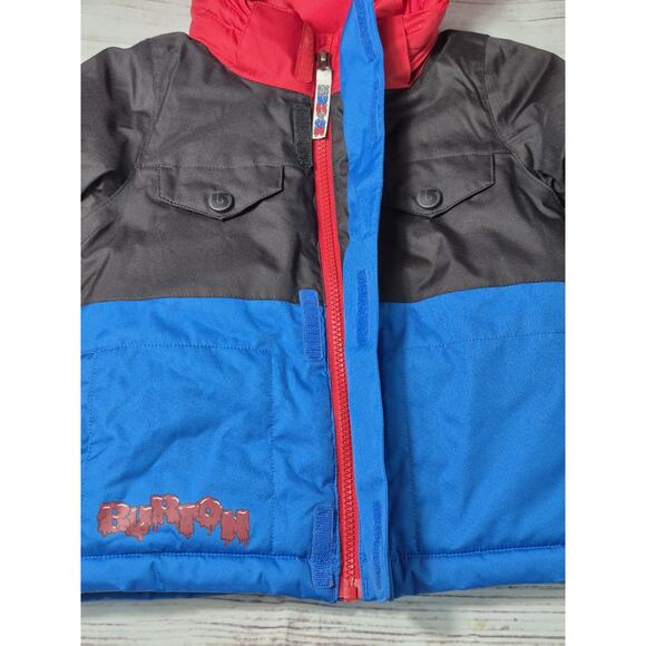 Burton Dryride Jacket Youth Ski/Snow Coat Size 2T Waterproof Shell, Hooded - Picture 9 of 16